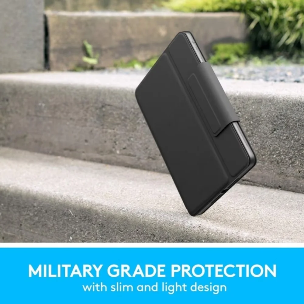 LogiTech Rugged Folio Waterproof Keyboard For 7/8/9 Gen iPad